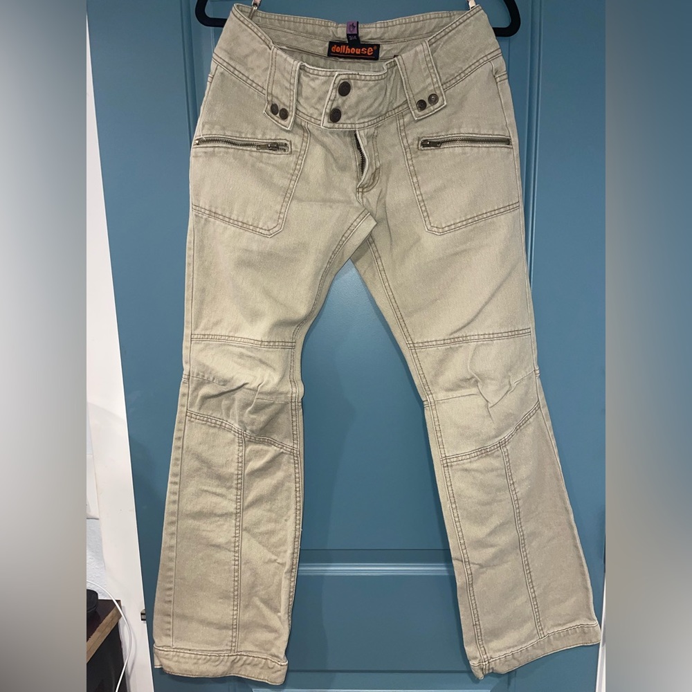 Tan Dollhouse denim pants